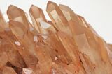 Tangerine Quartz Crystal Cluster - Madagascar #205639-5
